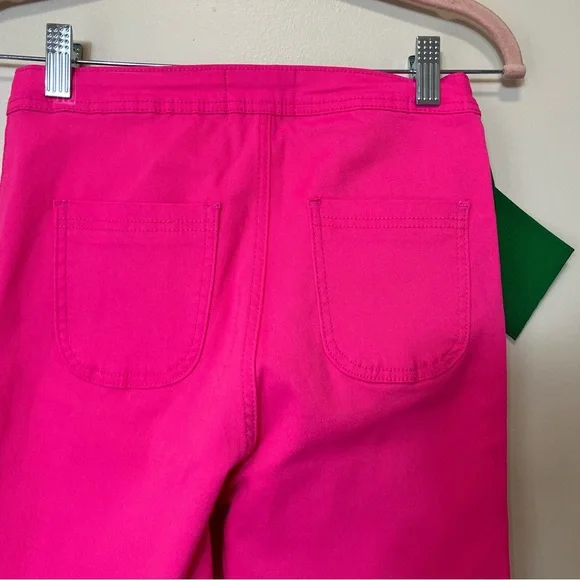 Judith March Pink Wide Leg Jeans with Green Side Stripe. Medium. NWOT - Picture 8 of 9